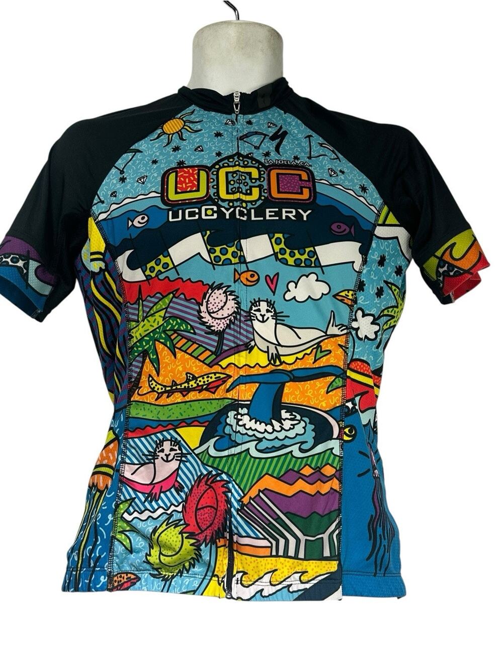 Specialized Women’s Size L SL Expert Cycling Jersey UCC La Jolla Seals Beach